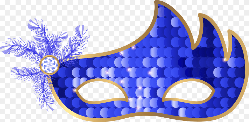 Blue Carnival Mask Clip Art Image Rio Carnival Mask, Crowd, Person, Parade Free Transparent Png