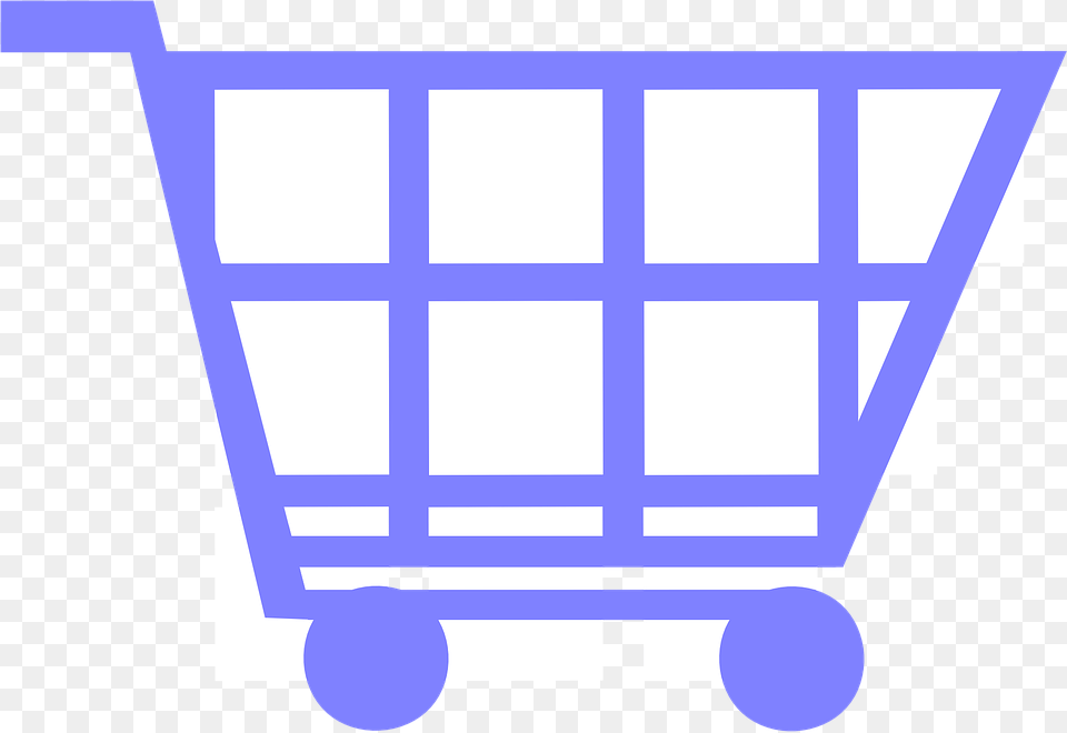 Blue Cart Shopping Trolley Shopping Cart Ecommerce Carrito De Compras Azul, Shopping Cart Free Transparent Png