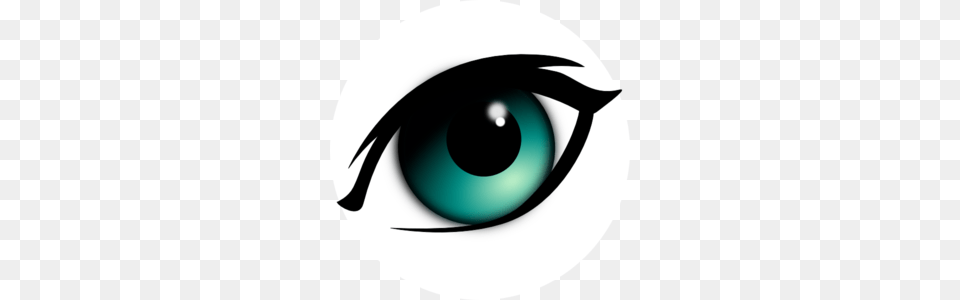 Blue Cartoon Eye Clip Art, Disk, Contact Lens Free Png