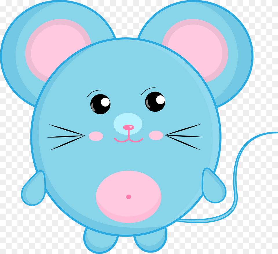Blue Cartoon Mouse Clipart, Disk Png