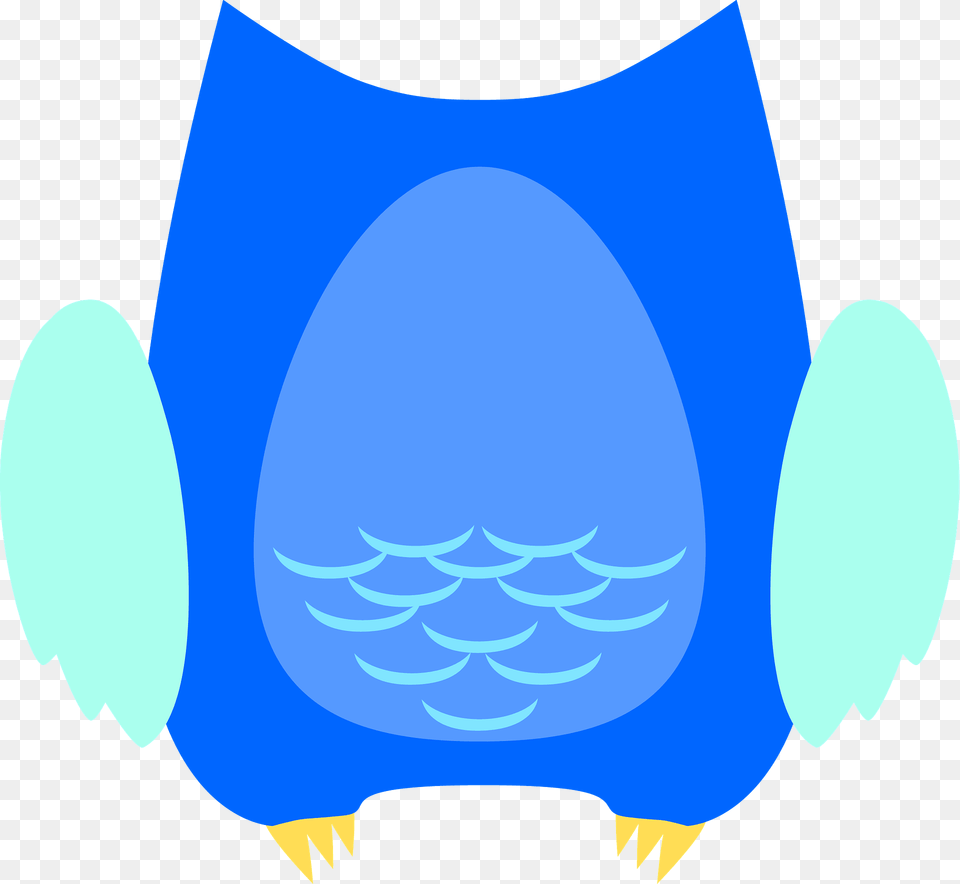 Blue Cartoon Owl Back Clipart, Outdoors, Nature, Logo, Water Png Image