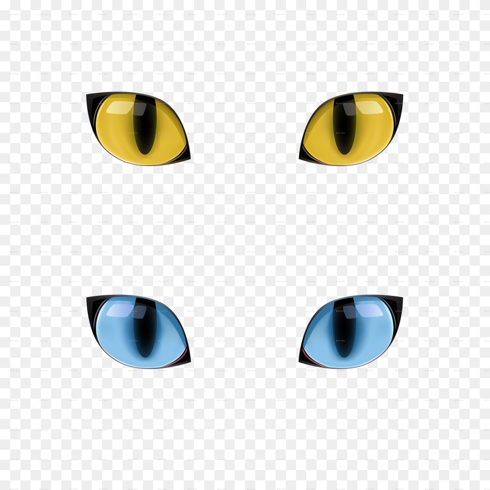 Blue Cat Eyes Cat Eye Free Transparent Png