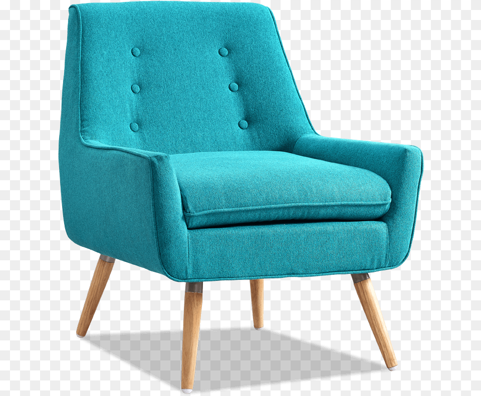 Blue Chair, Furniture, Armchair Free Png Download