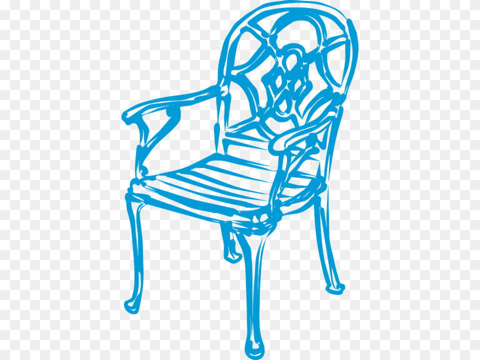Blue Chair Clip Art, Furniture, Armchair, Person Png