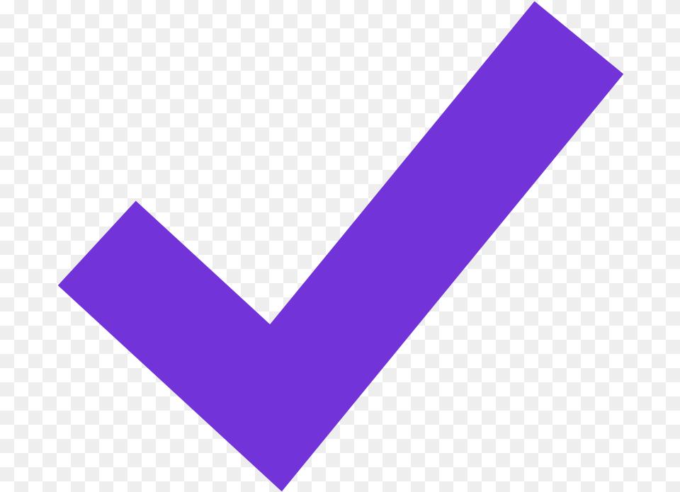 Blue Check Mark, Purple Free Png