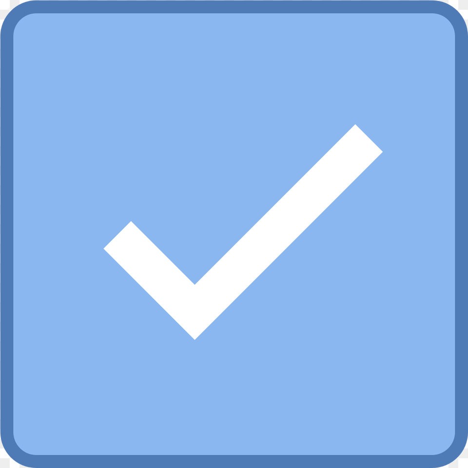 Blue Checkmark Icon, Envelope, Mail, Smoke Pipe Png Image