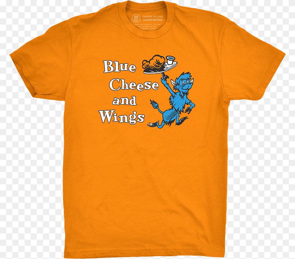 Blue Cheese With Wings Shirt, Clothing, T-shirt, Person Png