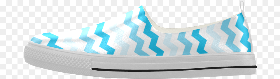 Blue Chevron Pattern Zig Zag Apus Slip On Microfiber Puma, Clothing, Footwear, Shoe, Sneaker Png Image