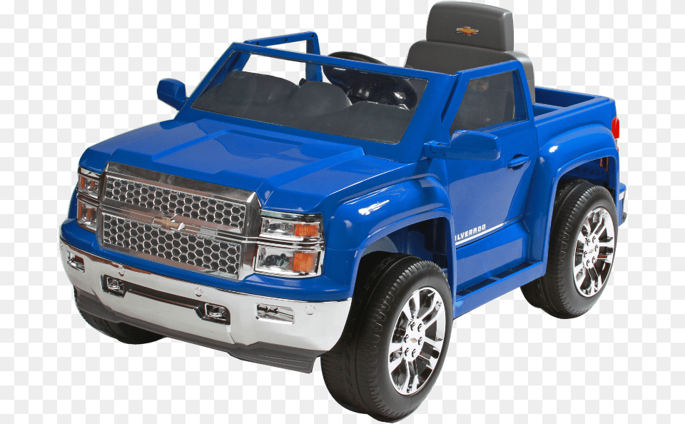 Blue Chevy Silverado Power Wheels, Pickup Truck, Transportation, Truck, Vehicle Free Transparent Png