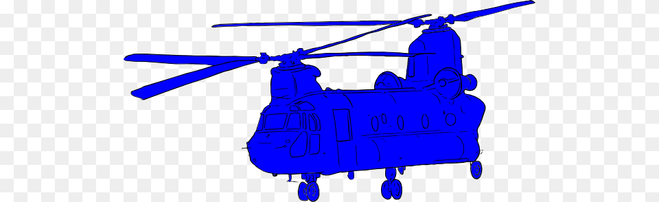 Blue Chinook Clip Art For Web, Aircraft, Helicopter, Transportation, Vehicle Free Png Download