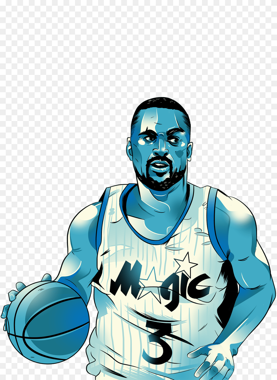 Blue Chips An Oral History Of Shaq Penny And The Orlando, Adult, Male, Man, Person Free Png Download
