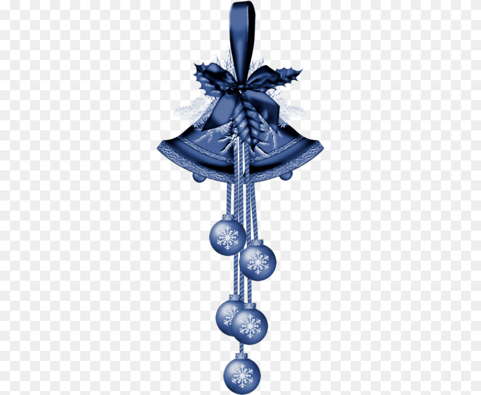 Blue Christmas Bells Clip Art Christmas Bells Clipart Blue Blue Christmas Bells, Accessories, Cross, Symbol, Jewelry Free Png Download