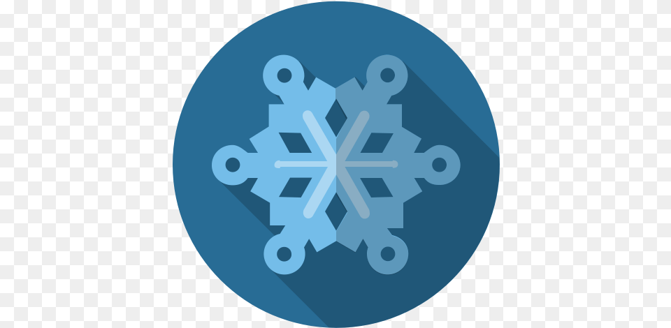 Blue Christmas Frost Snow Snowflake Winter Xmas Icon Icon, Nature, Outdoors Free Transparent Png