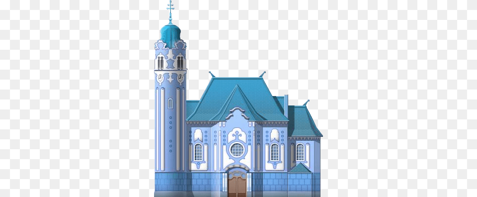 Blue Church Shrine, Architecture, Building, Cathedral, Dome Free Png Download