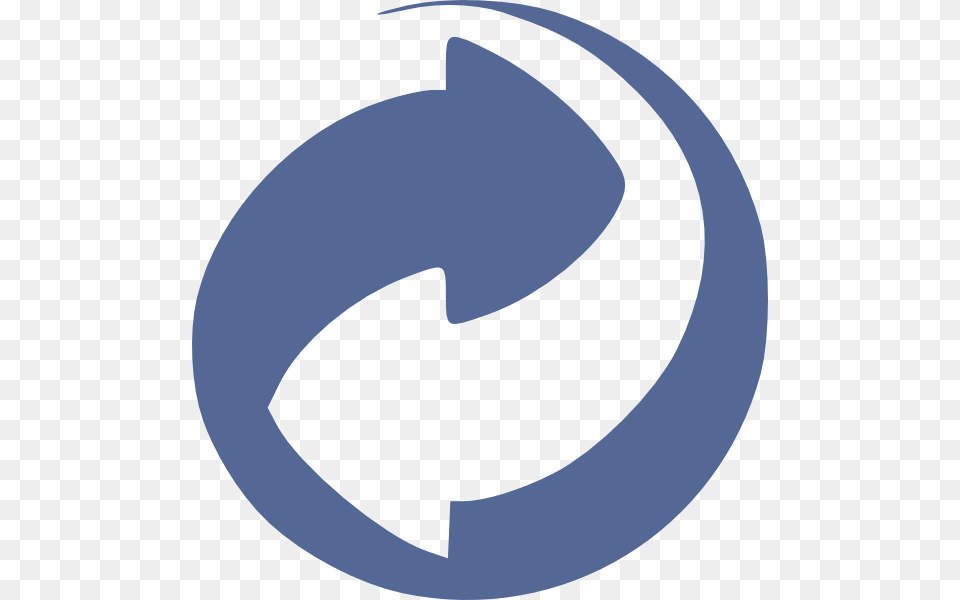 Blue Circle Arrow No Text Svg Clip Arts 576 X 600 Px, Logo, Symbol, Recycling Symbol, Animal Free Png
