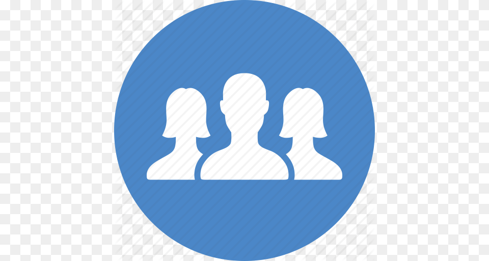Blue Circle Community Friends Group Network Team Icon, Baby, Person Png