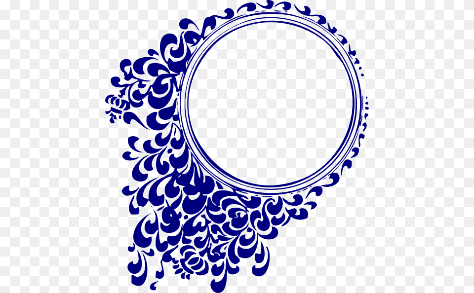 Blue Circle Design Logo, Oval, Pattern, Art, Floral Design Png