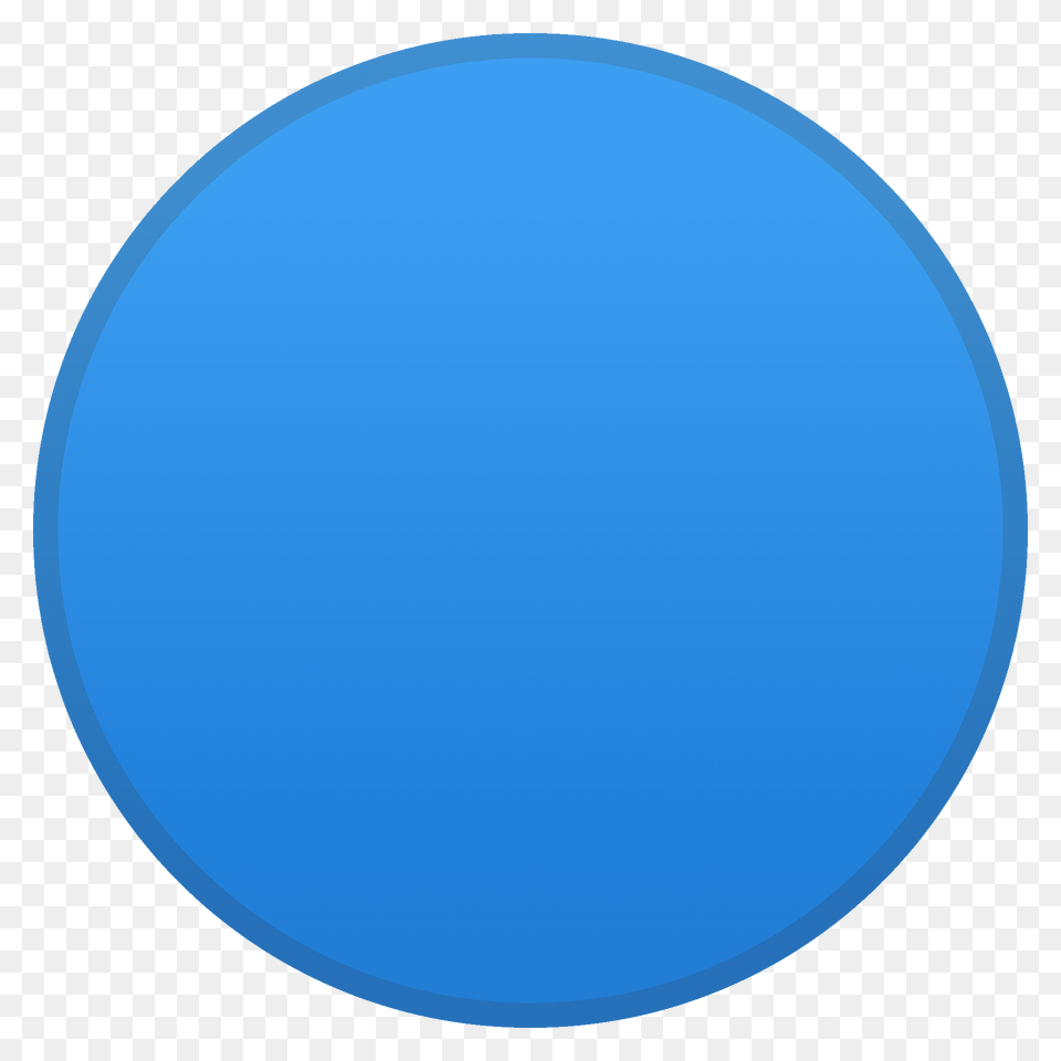 Blue Circle Emoji Clipart, Sphere, Oval Free Png