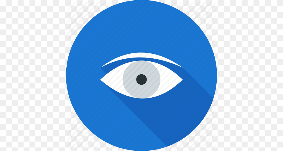 Blue Circle Eye Eyeball Eyes See Vision Icon, Sphere, Disk, Dvd Free Png Download