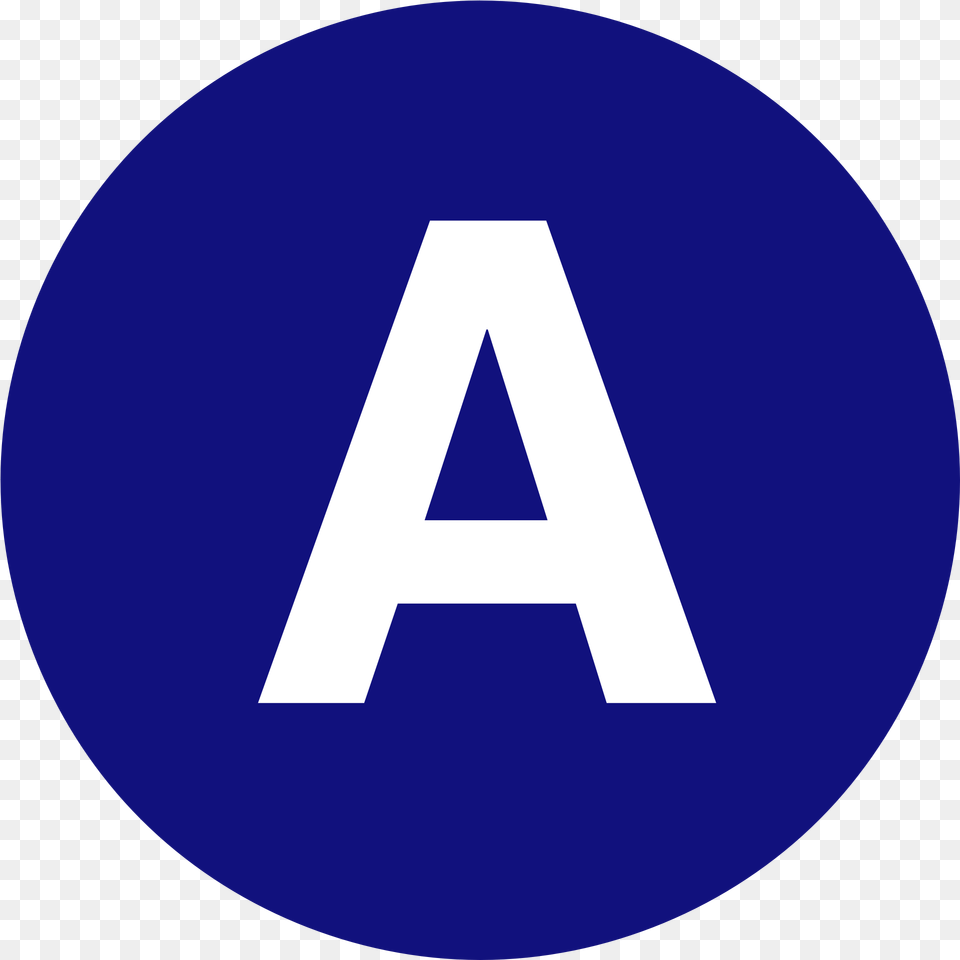 Blue Circle With The Letter A Inside Appetite Creative, Disk, Symbol, Sign Png