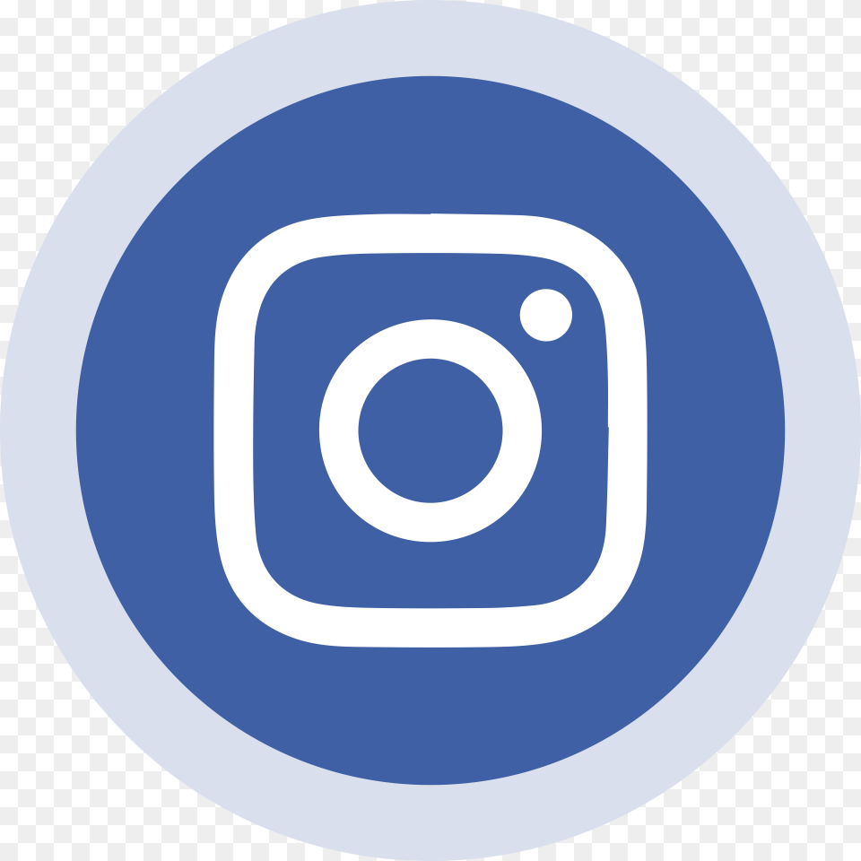 Blue Circled Instagram Logo Image Instagram Logo Circular, Disk, Gun, Weapon Free Png