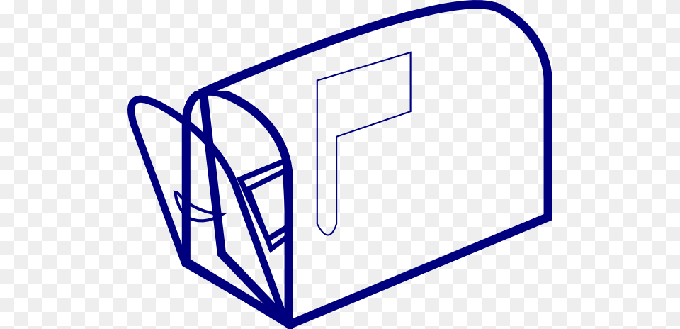 Blue Clear Mailbox Clip Art Png Image