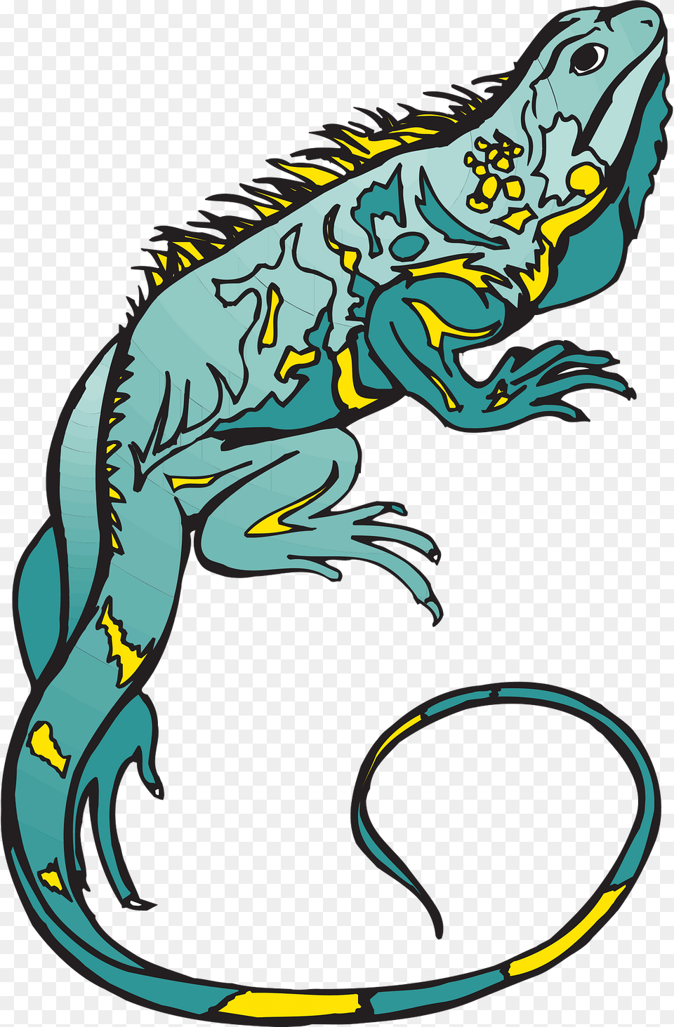 Blue Clipart, Animal, Iguana, Lizard, Reptile Free Png Download
