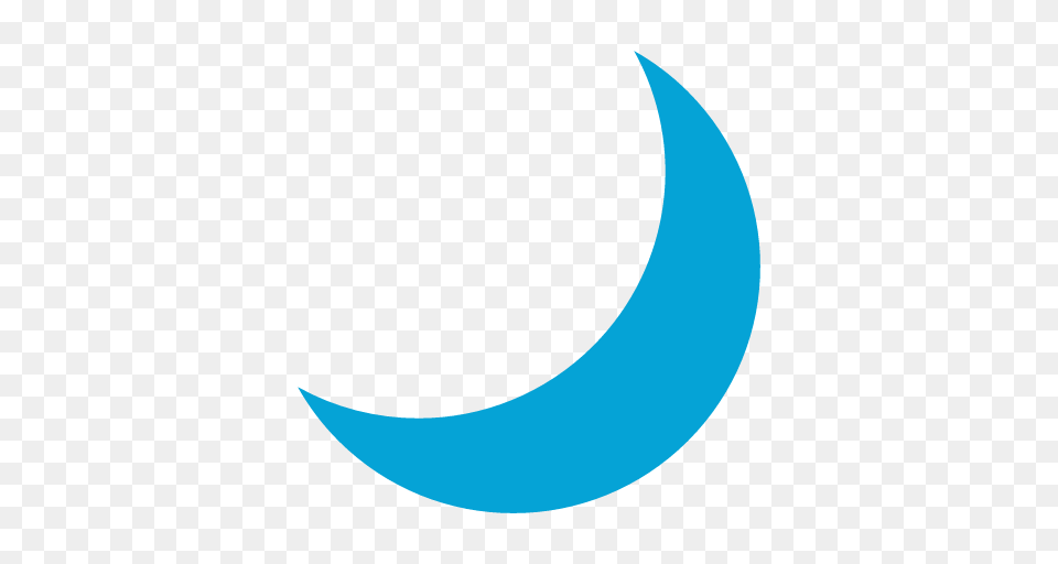 Blue Clipart Crescent Moon Png