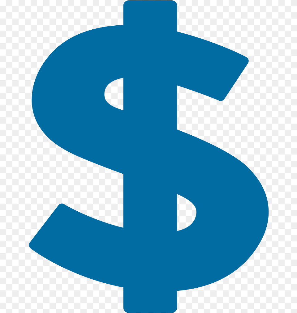 Blue Clipart Dollar Sign Blue Dollar Sign, Symbol, Text, Logo Png Image