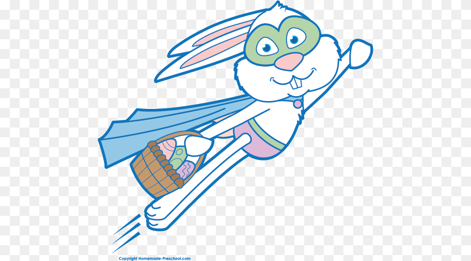 Blue Clipart Easter Bunny, Face, Head, Person, Food Free Png Download