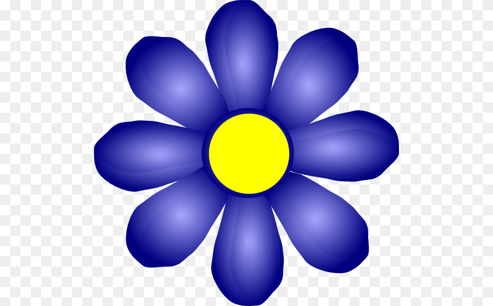 Blue Clipart Flower Clip Art, Anemone, Daisy, Plant, Petal Free Png Download