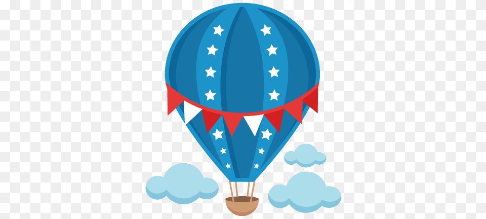 Blue Clipart Hot Air Balloon, Aircraft, Hot Air Balloon, Transportation, Vehicle Free Png