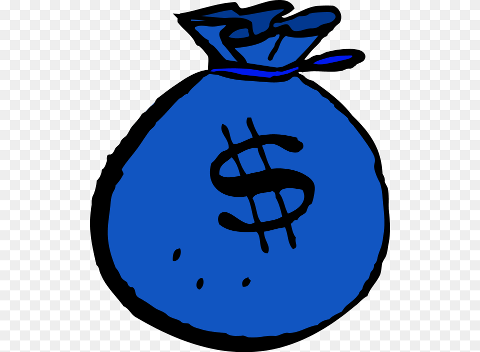 Blue Clipart Money, Bag, Animal, Reptile, Sea Life Png