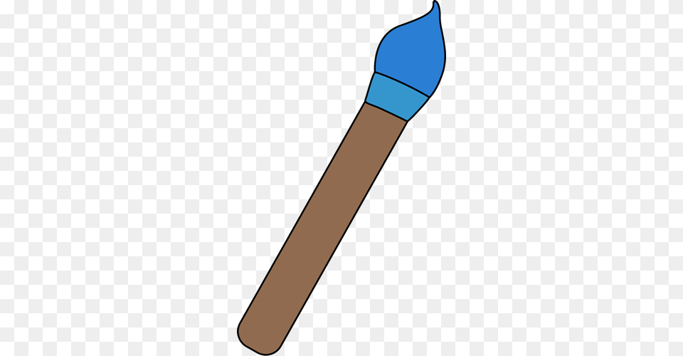 Blue Clipart Paintbrush Blue Art Paint Brush, Device, Tool Free Png Download