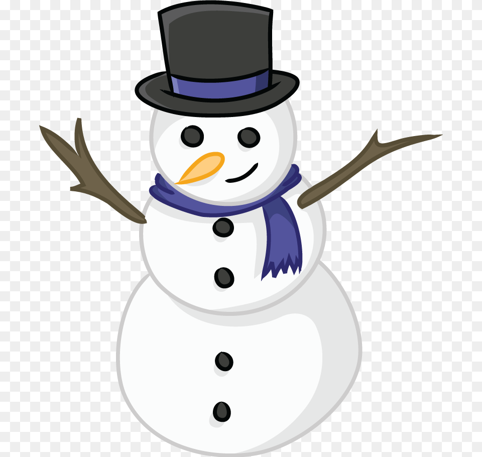 Blue Clipart Snowman, Nature, Outdoors, Winter, Snow Free Png Download