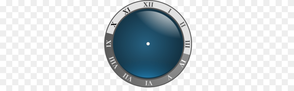 Blue Clock No Hands Clip Art, Disk, Window Free Png