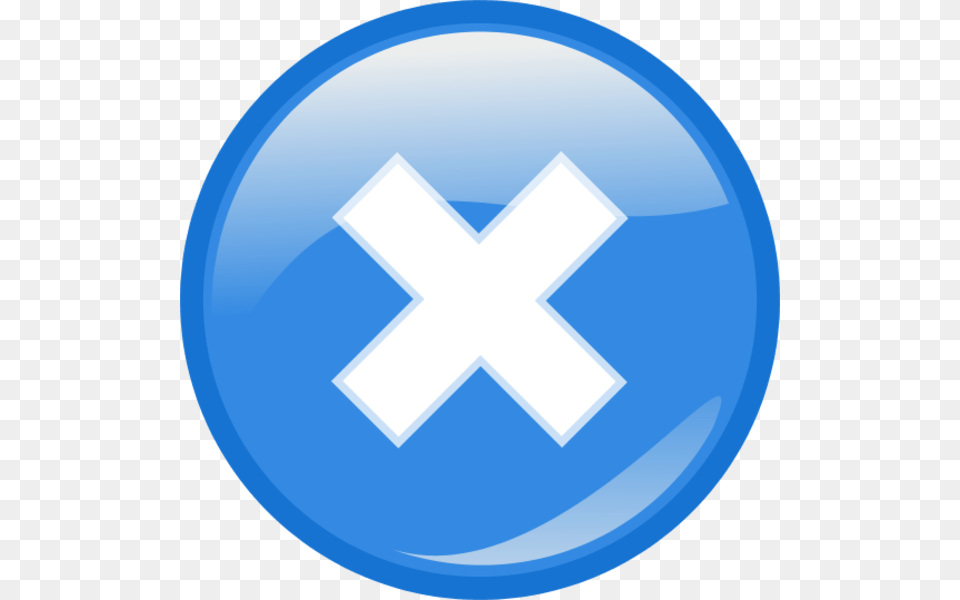 Blue Close Button, Sign, Symbol, Disk Png Image