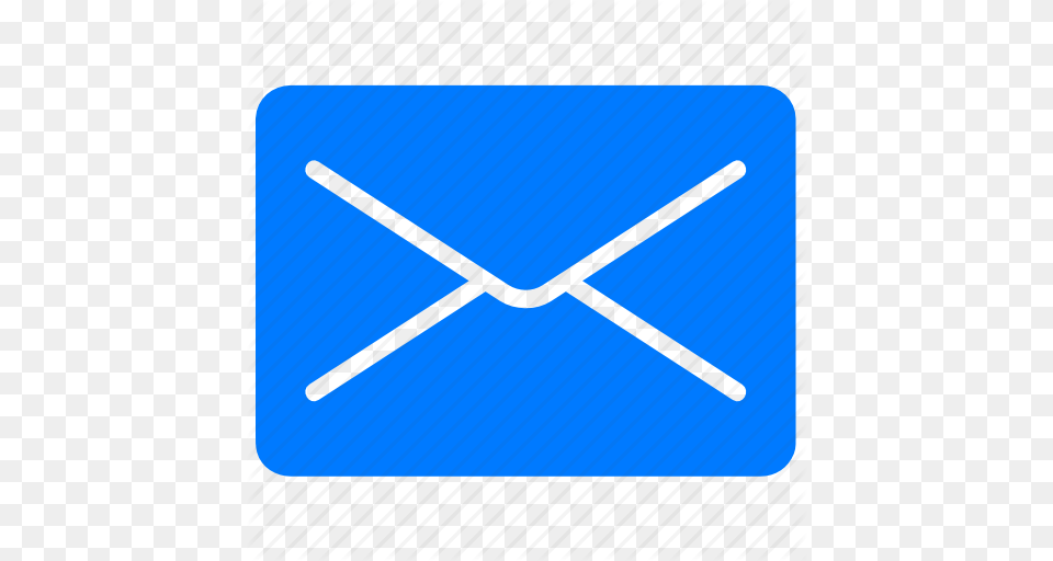 Blue Close Mail Email Envelope Letter Mail Message Icon, Airmail Free Transparent Png