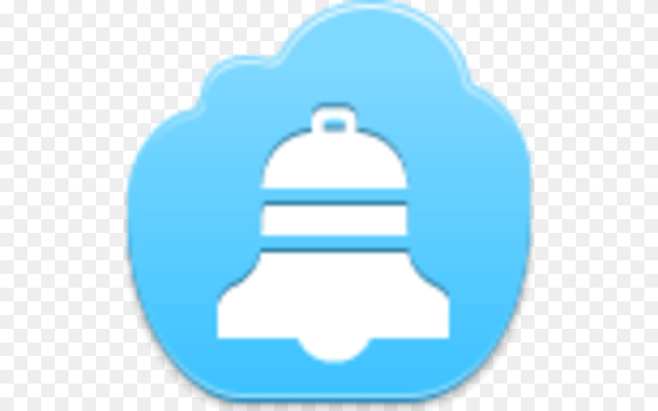 Blue Cloud Christmas Bell, Light, Disk Png Image