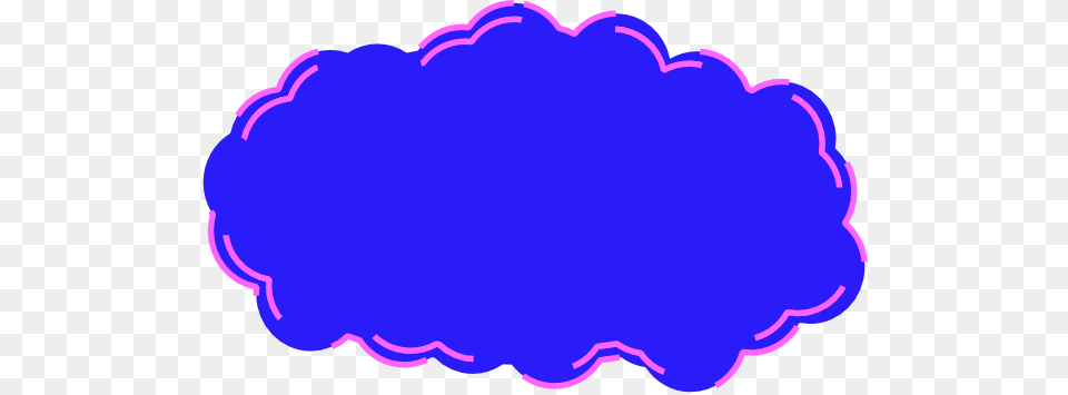 Blue Cloud Clip Art, Purple Png Image