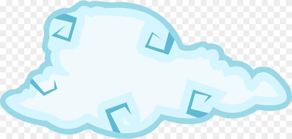 Blue Cloud Clipart, Ice, Nature, Outdoors, Sea Png