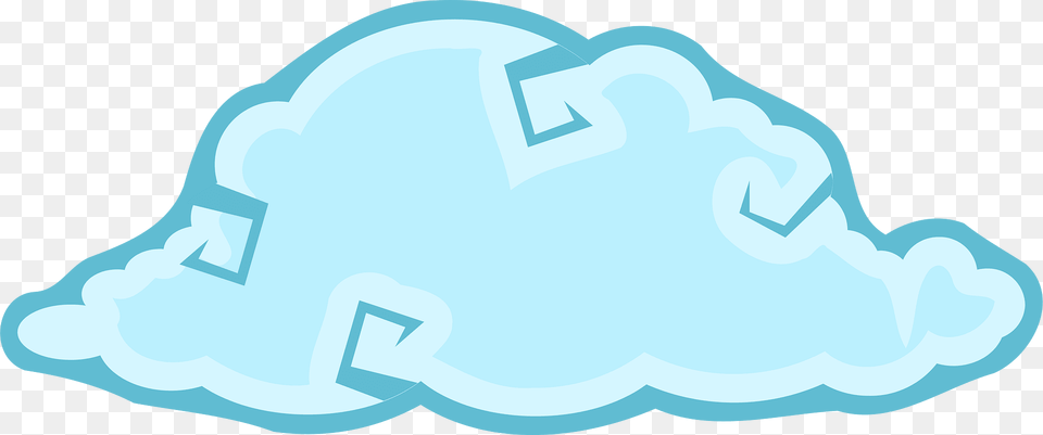 Blue Cloud Clipart, Ice, Nature, Outdoors, Sea Png