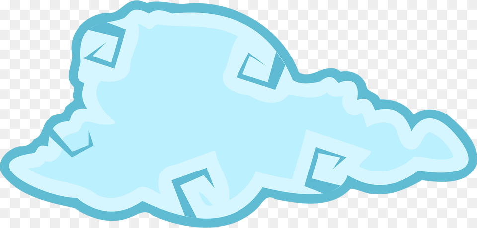 Blue Cloud Clipart, Ice, Land, Nature, Outdoors Png