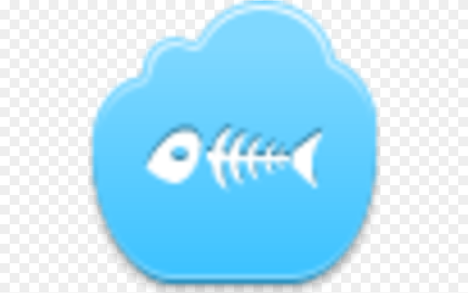 Blue Cloud Fish Skeleton Image Transparent Cartoon Clip Art, Baby, Person, Logo, Outdoors Png
