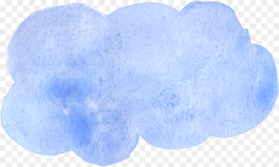 Blue Clouds 2 Watercolor Paint, Home Decor, Paper Png Image