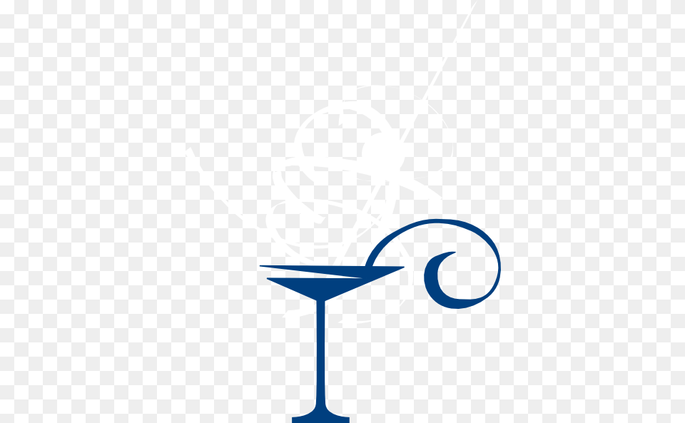 Blue Cocktail Glass Clip Art, Alcohol, Beverage Free Png