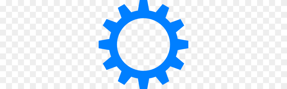 Blue Cog Wheel Clip Art, Machine, Gear Free Png