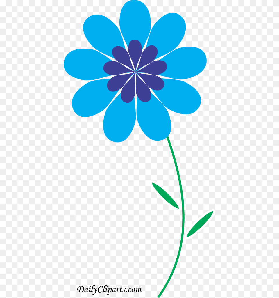 Blue Color Flower Design Clipart Poker Chip Illustrator, Plant, Daisy, Pattern, Art Free Png Download
