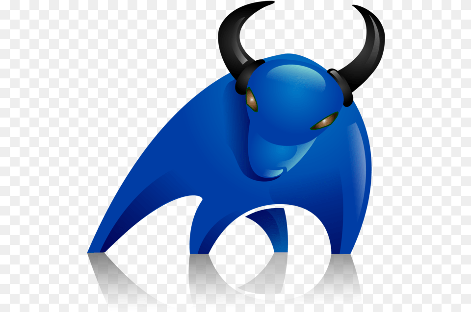Blue Color Of Bull Icon, Accessories, Animal, Person Free Png Download