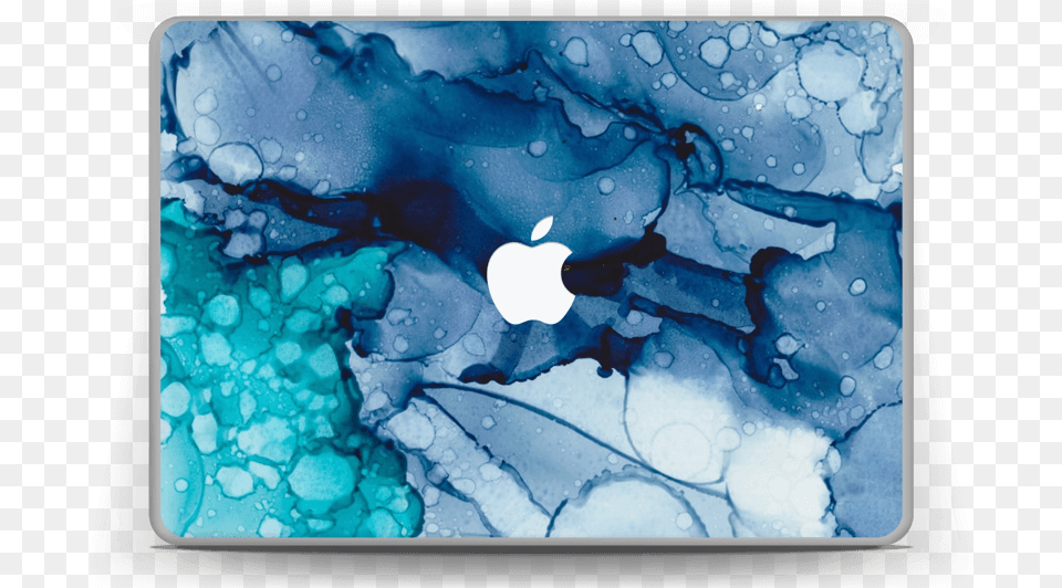 Blue Color Splash Skin Macbook Pro 13 Input Device, Ice, Outdoors, Nature, Hot Tub Free Png Download